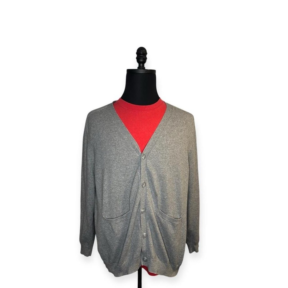 Pacsun Cardigan Grey Sweater Button-Down Pockets